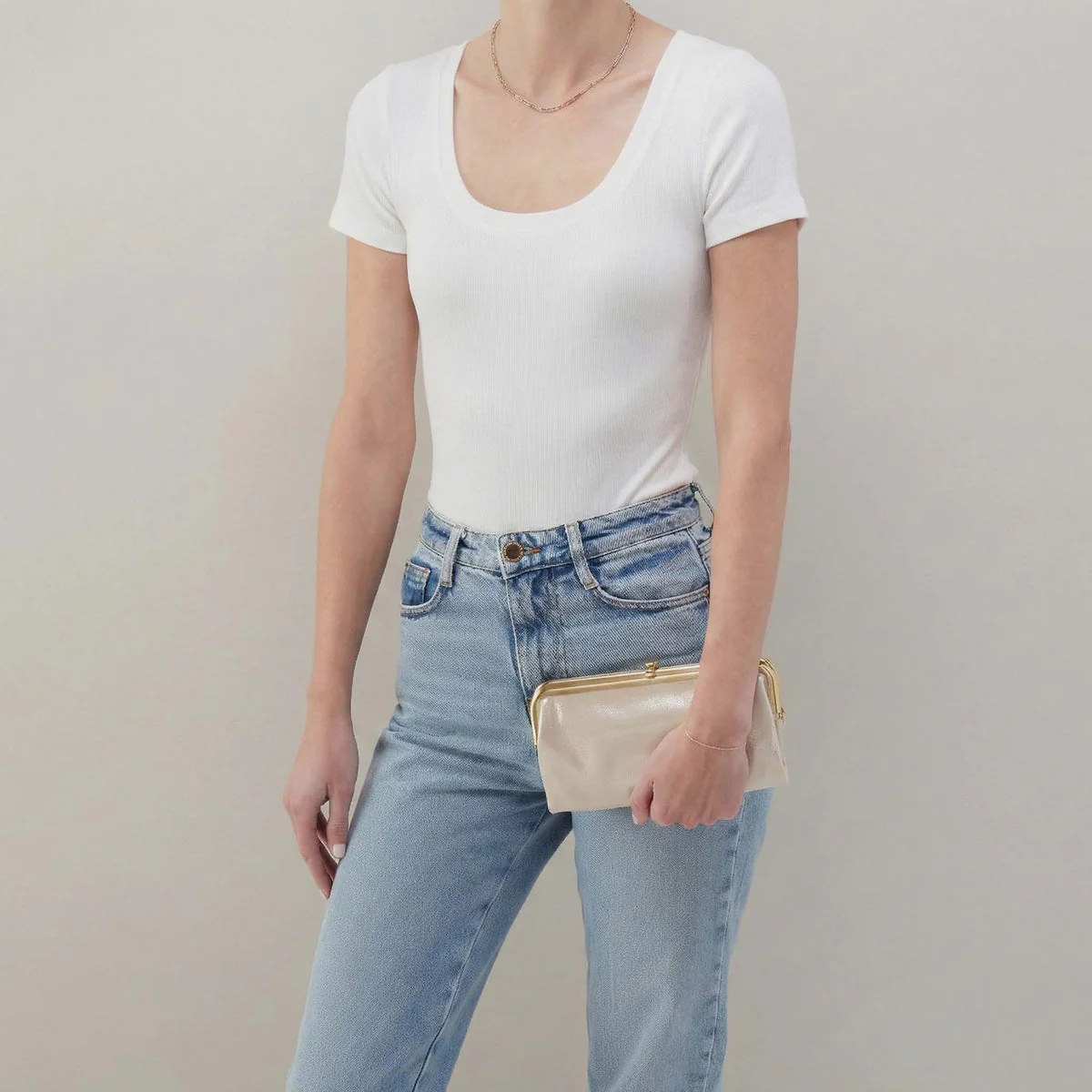 HOBO LAUREN CLUTCH BAG | SANDSHIMMER - Image 4