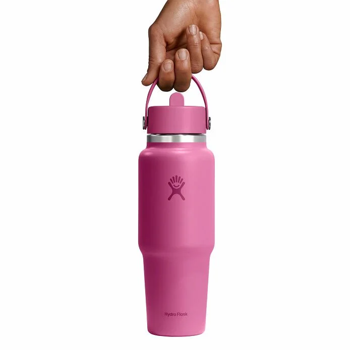 HYDRO FLASK 32 OZ WIDE MOUTH TRAVEL BOTTLE WITH FLEX STRAW CAP | REEF - Image 4