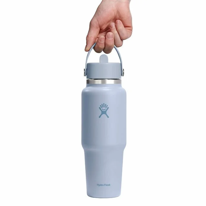 HYDRO FLASK 32 OZ WIDE MOUTH TRAVEL BOTTLE WITH FLEX STRAW CAP | SURF - Image 3