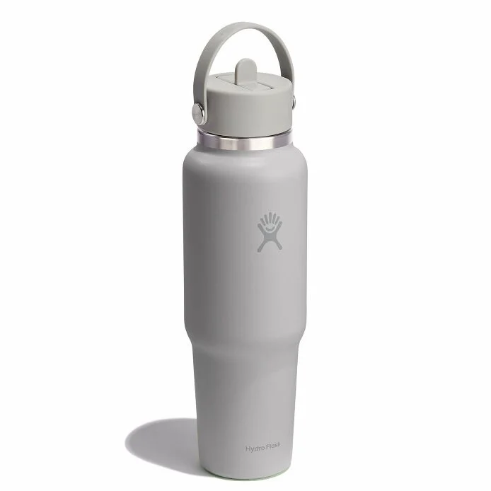 HYDRO FLASK 40 OZ WIDE MOUTH TRAVEL BOTTLE WITH FLEX STRAW CAP | TONAL BIRCH - Image 2