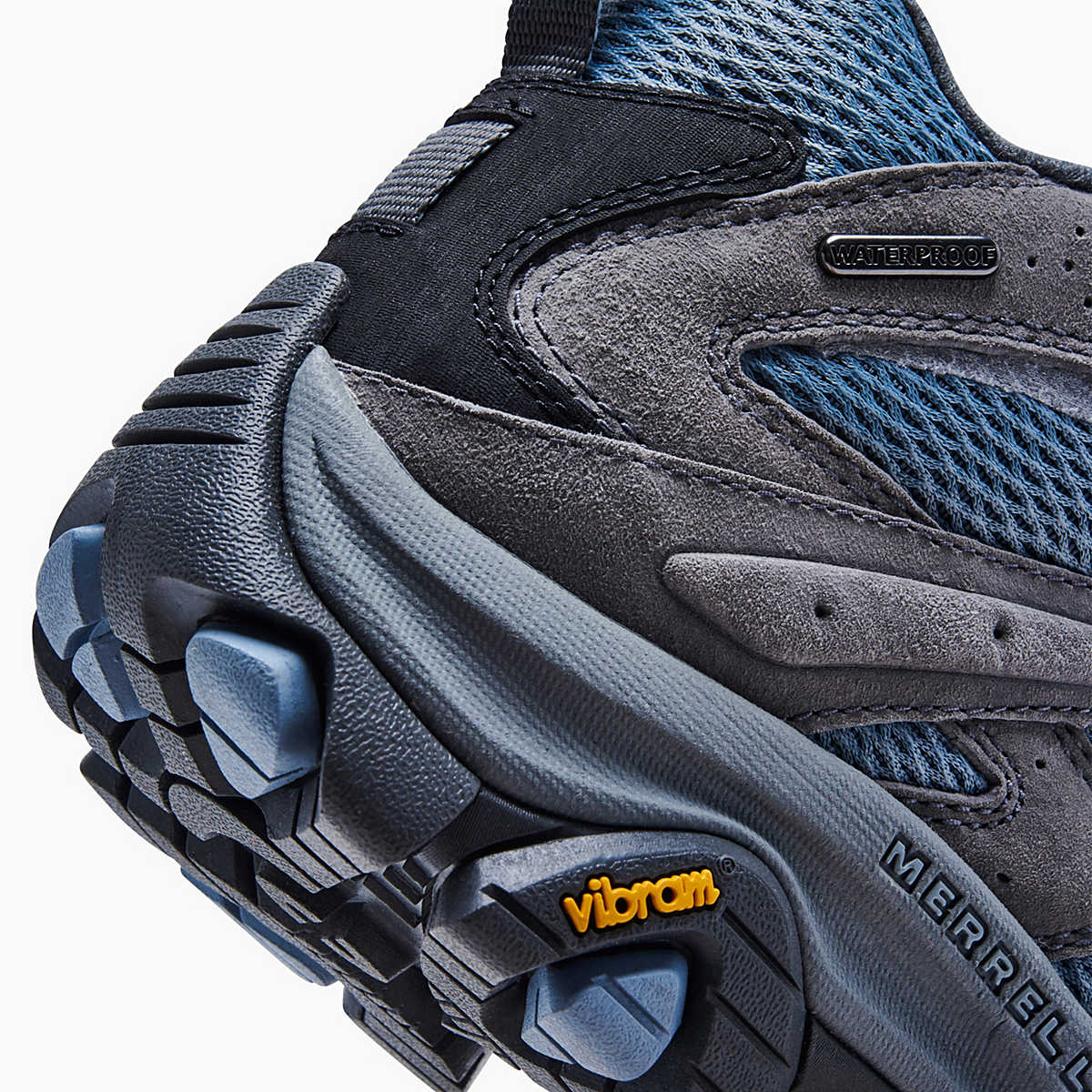 WOMEN'S MERRELL MOAB 3 MID WATERPROOF BOOT | ALTITUDE BLEU - Image 5