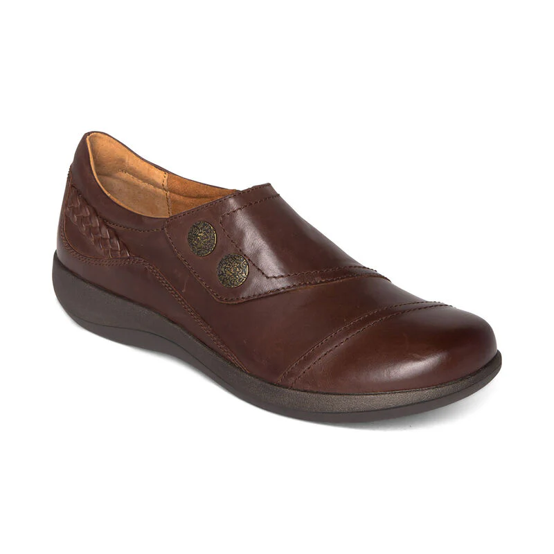 WOMEN'S AETREX KARINA MONK STRAP | BROWN - Image 4