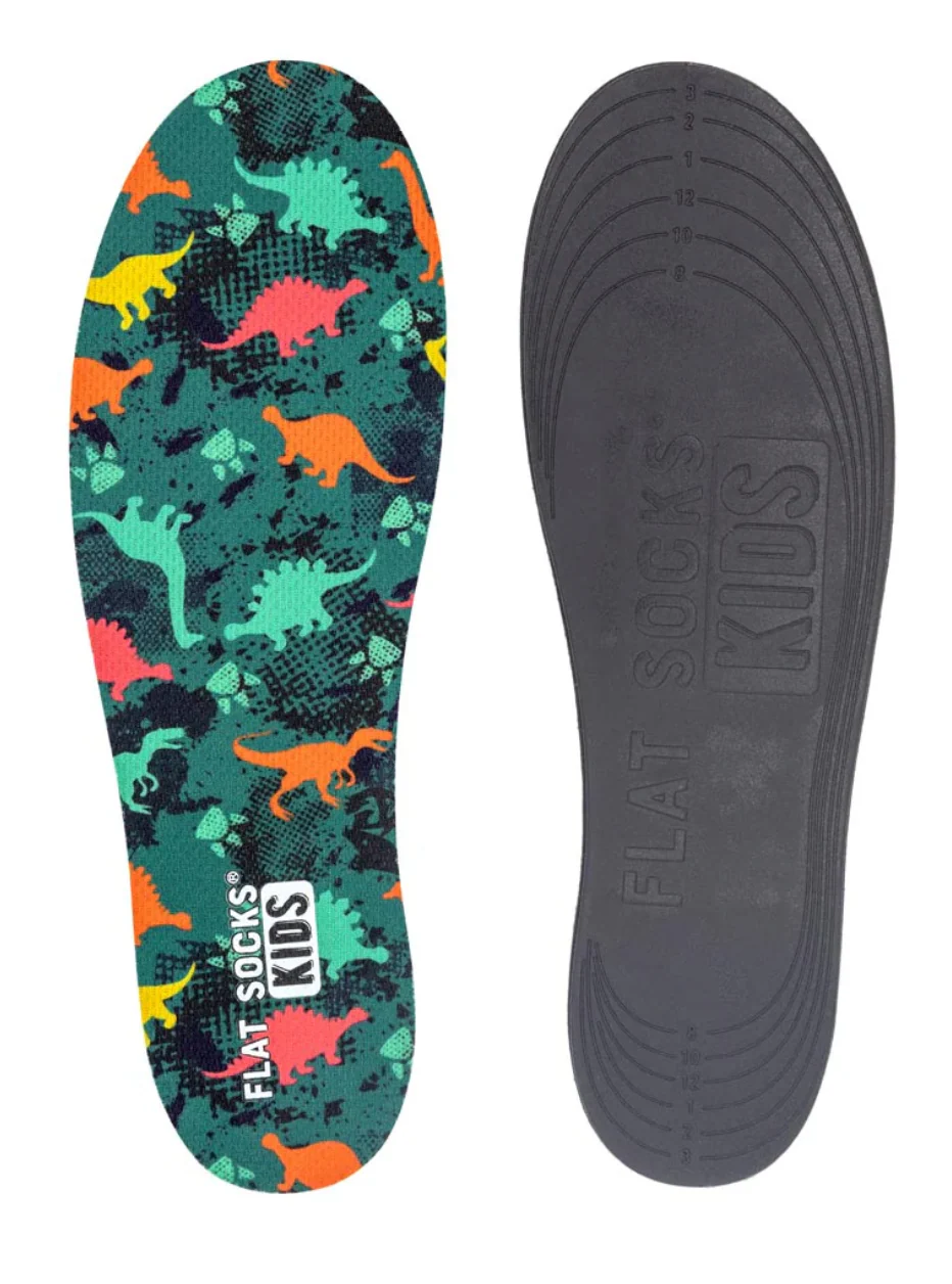 KIDS FLAT SOCKS MESH | DINOSAUR - Image 3