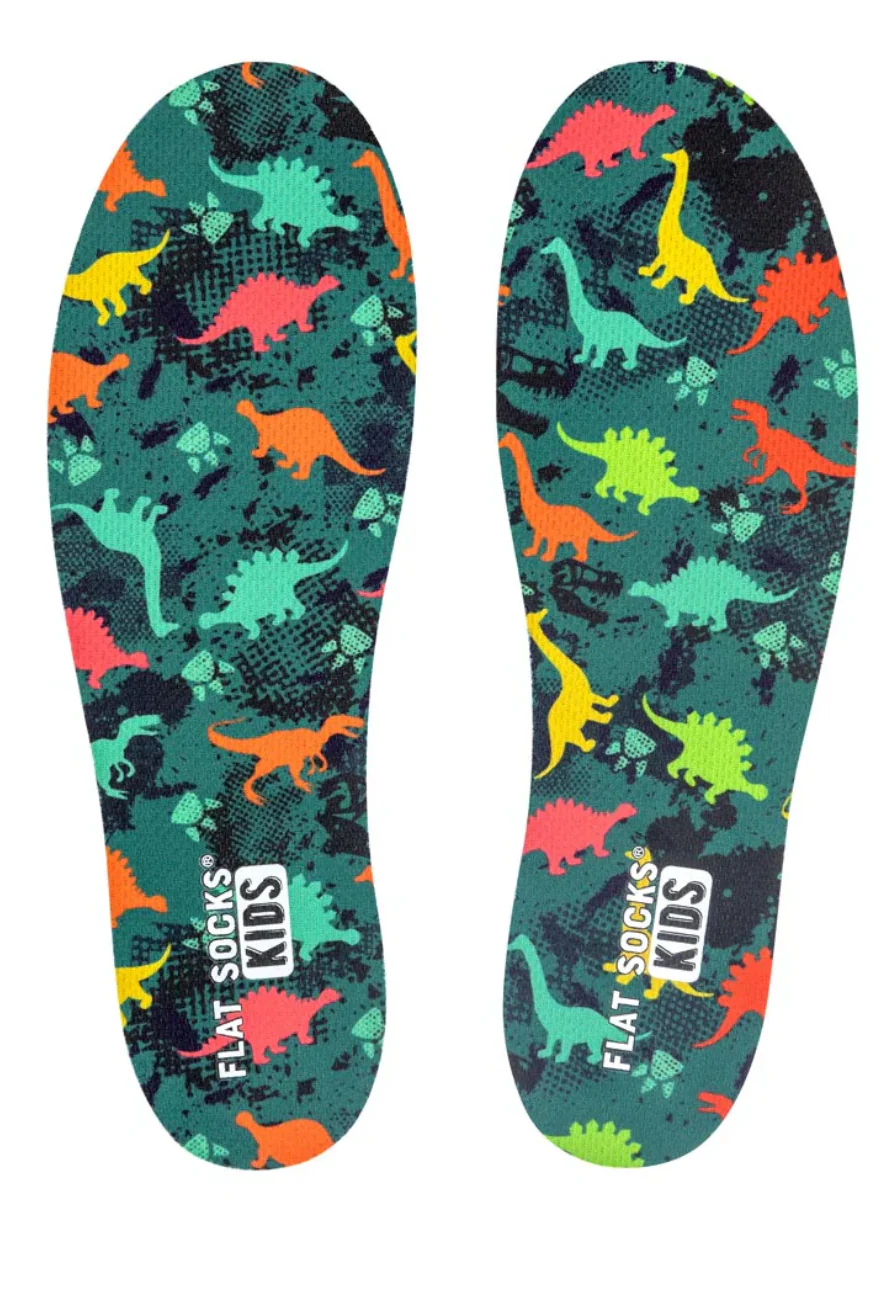 KIDS FLAT SOCKS MESH | DINOSAUR - Image 4