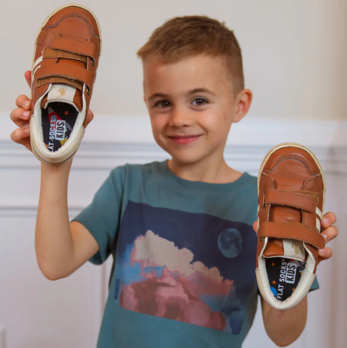 KIDS FLAT SOCKS MESH | OUTERSPACE - Image 2