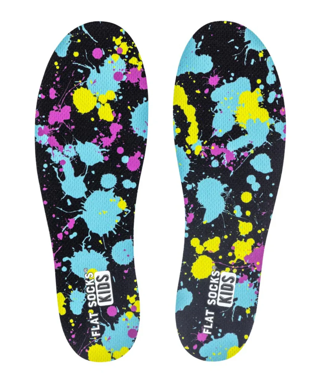 KIDS FLAT SOCKS MESH | PAINT SPLATTER - Image 4