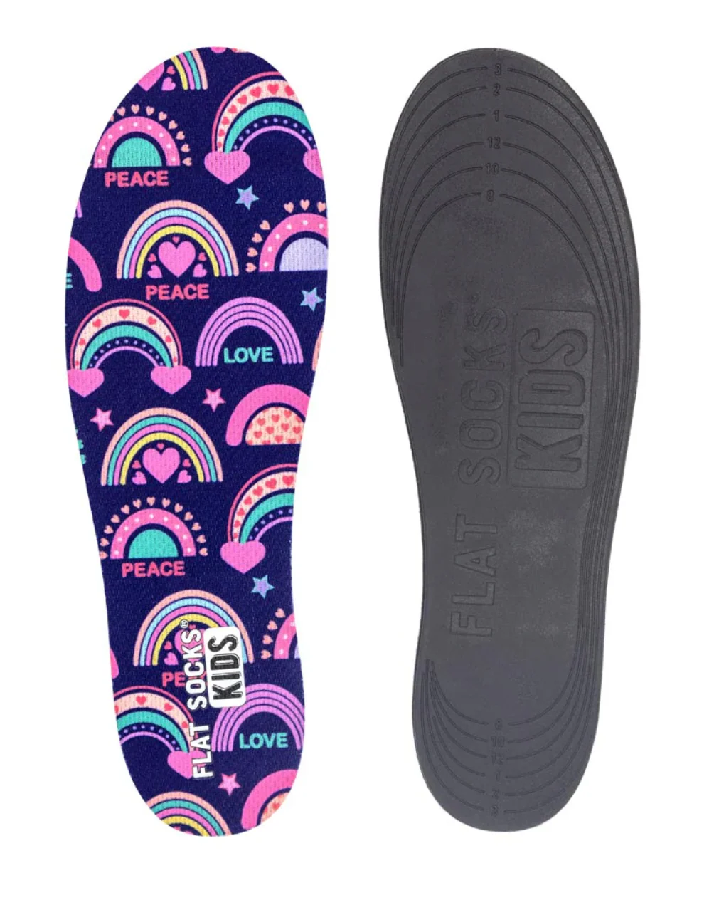 KIDS FLAT SOCKS MESH | RAINBOW EXPLOSION - Image 3