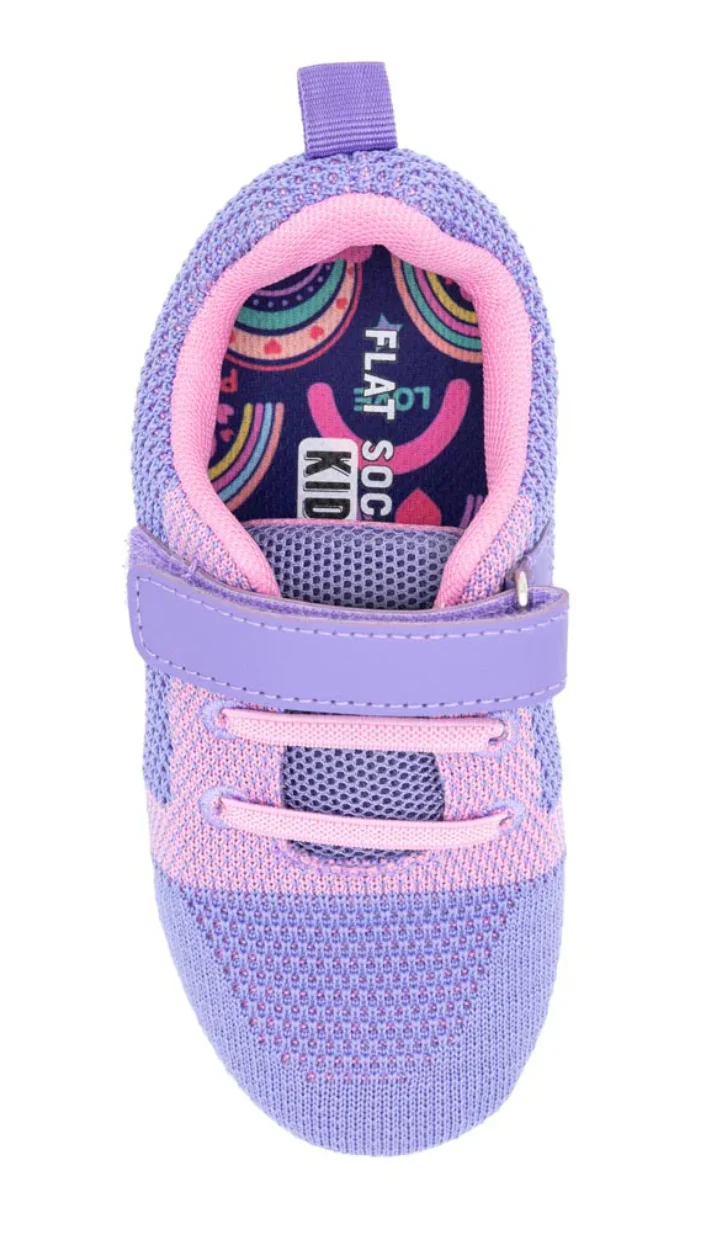 KIDS FLAT SOCKS MESH | RAINBOW EXPLOSION - Image 5