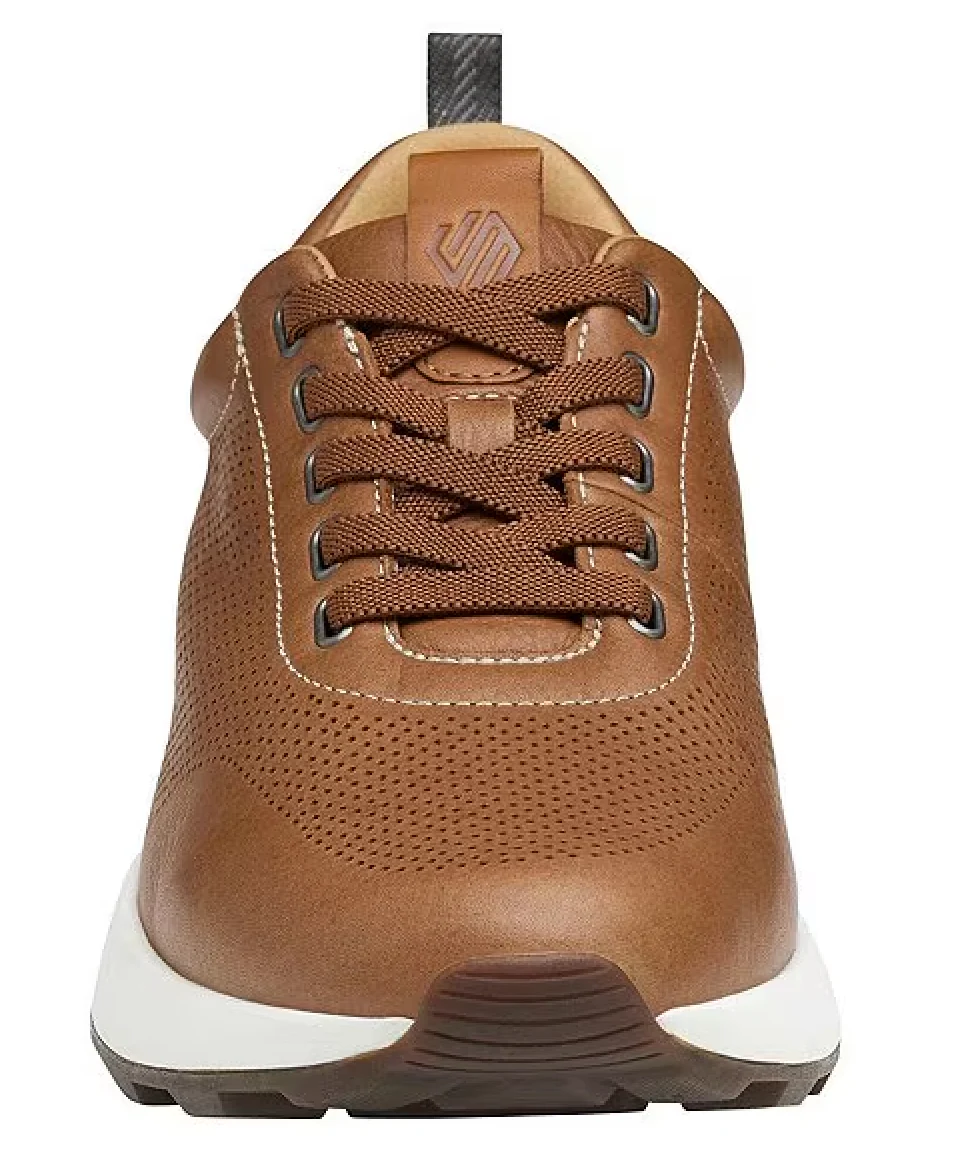 MEN'S JOHNSTON & MURPHY KINNON PERFORATED JOGGER | TAN - Image 4