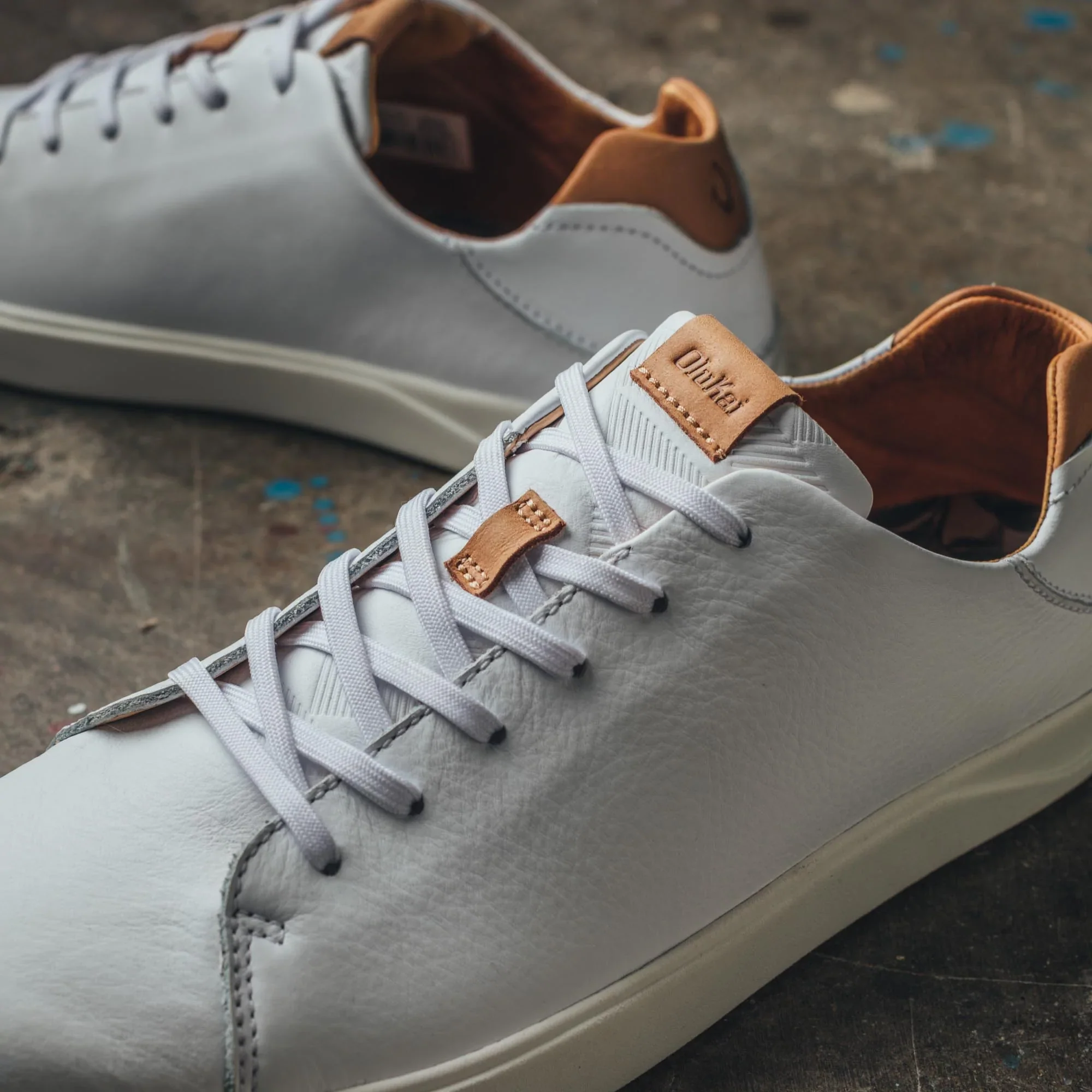 MEN'S OLUKAI LAE'AHI Li ' ILI | BRIGHT WHITE / BRIGHT WHITE - Image 10
