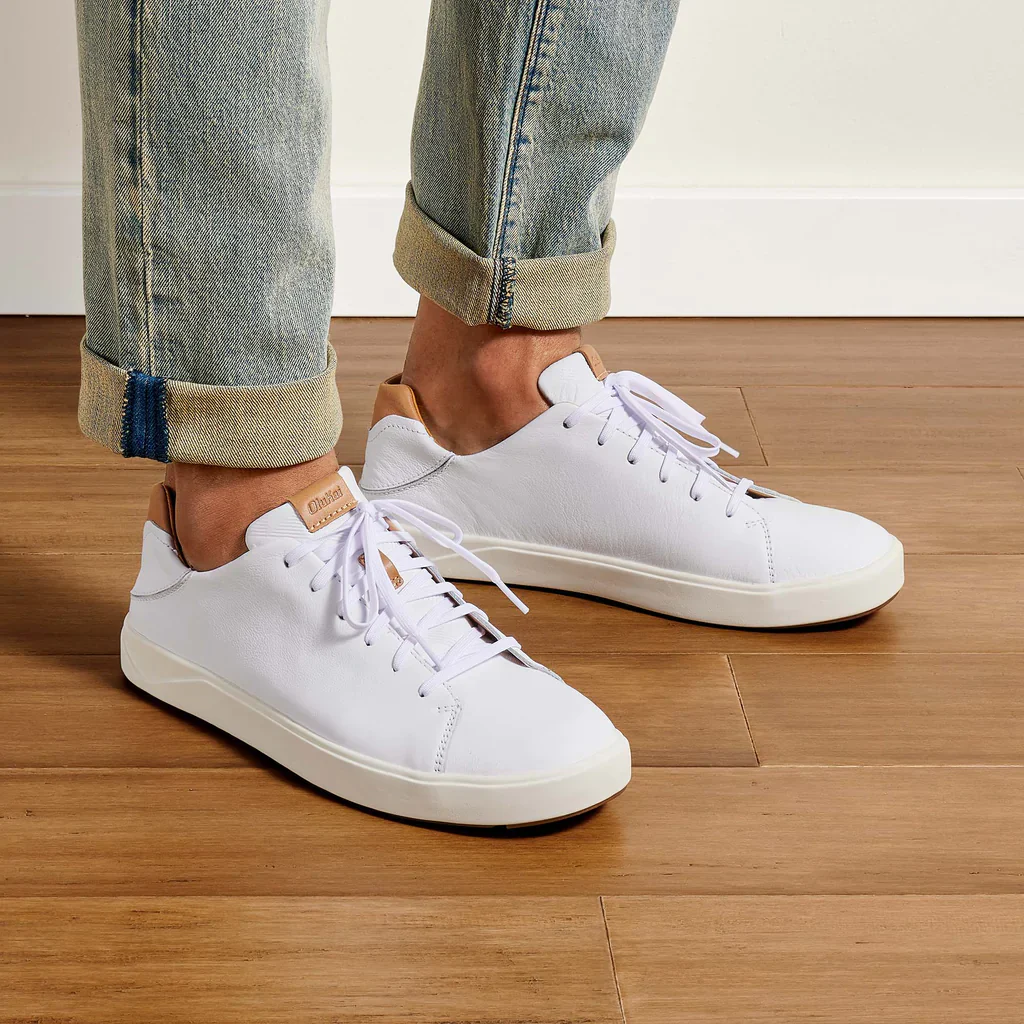 MEN'S OLUKAI LAE'AHI Li ' ILI | BRIGHT WHITE / BRIGHT WHITE - Image 8