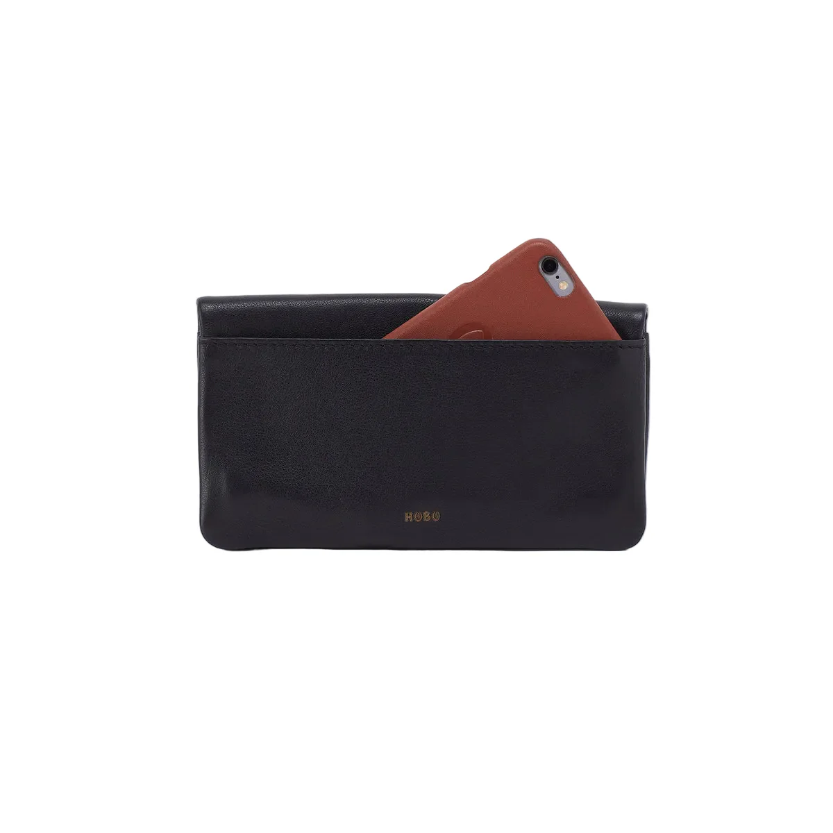 HOBO LUMEN CONTINENTAL WALLET CLOUD LEATHER | BLACK - Image 3