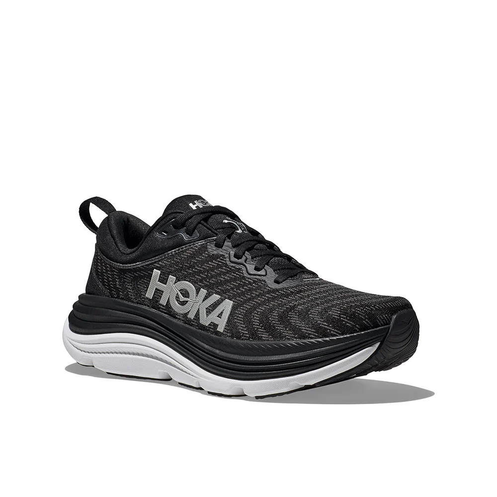 MEN'S HOKA GAVIOTA 5 | BLACK / WHITE - Image 2