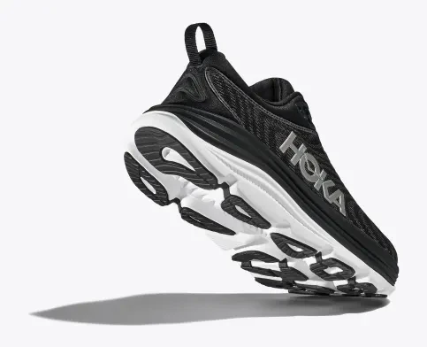 MEN'S HOKA GAVIOTA 5 | BLACK / WHITE - Image 7
