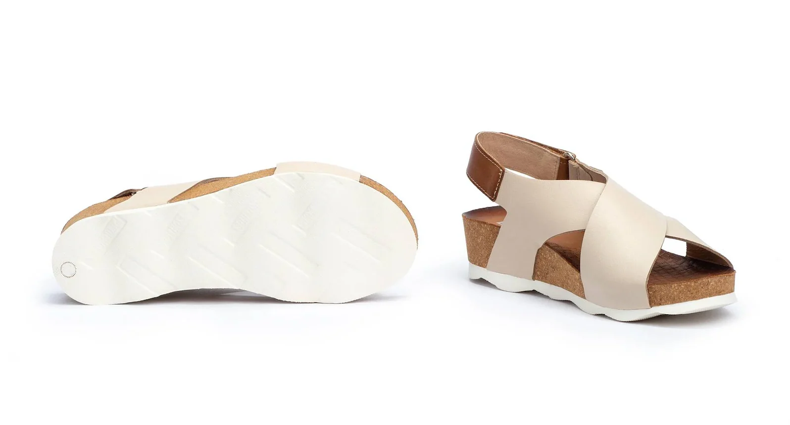 WOMEN'S PIKOLINOS MAHON CROSS - STRAPPED SANDAL | MARFIL - Image 5