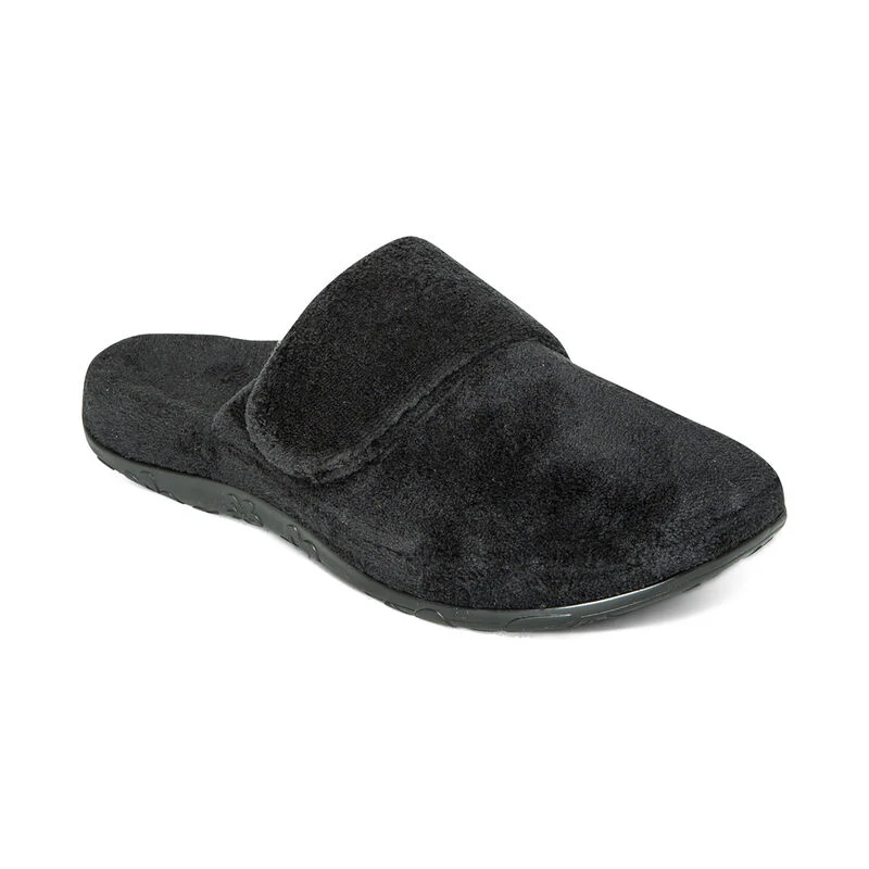 WOMEN'S AETREX MANDY CLOSED TOE SLIPPER | BLACK - Image 4