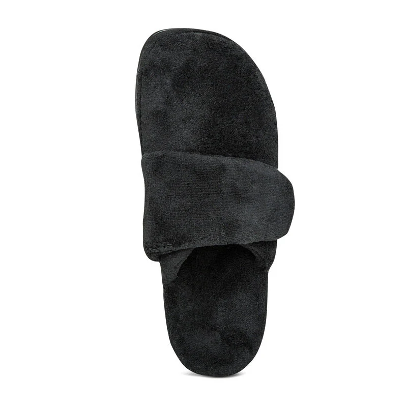 WOMEN'S AETREX MANDY CLOSED TOE SLIPPER | BLACK - Image 5