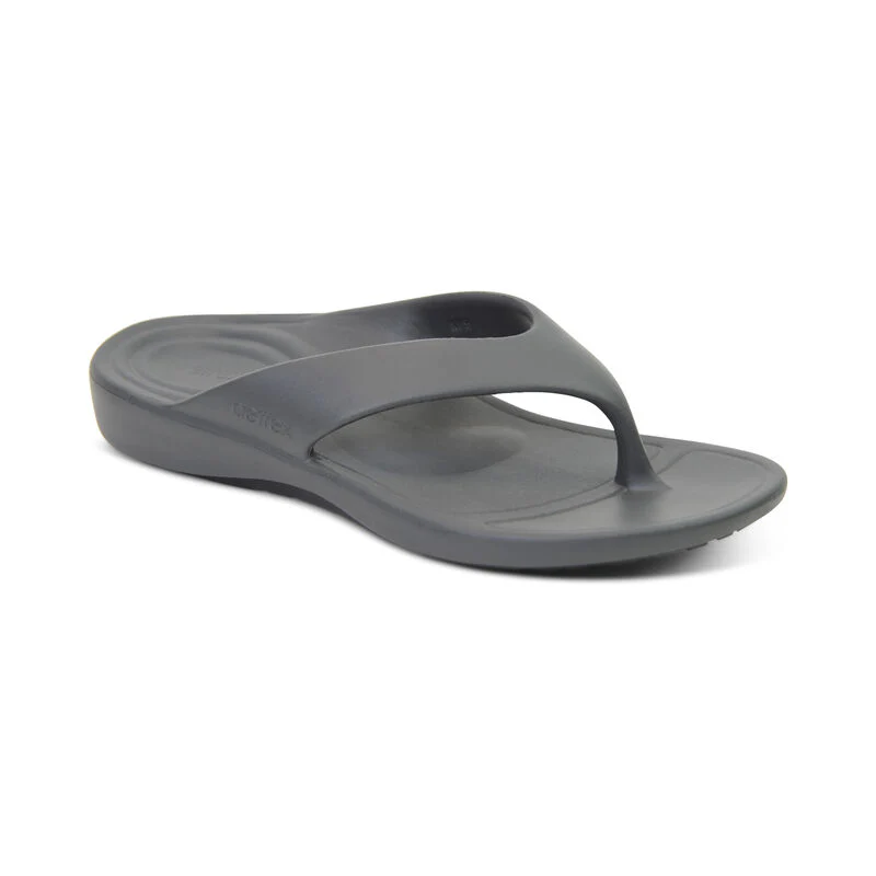 MEN'S AETREX MAUI ORTHOTIC FLIP | CHARCOAL - Image 3