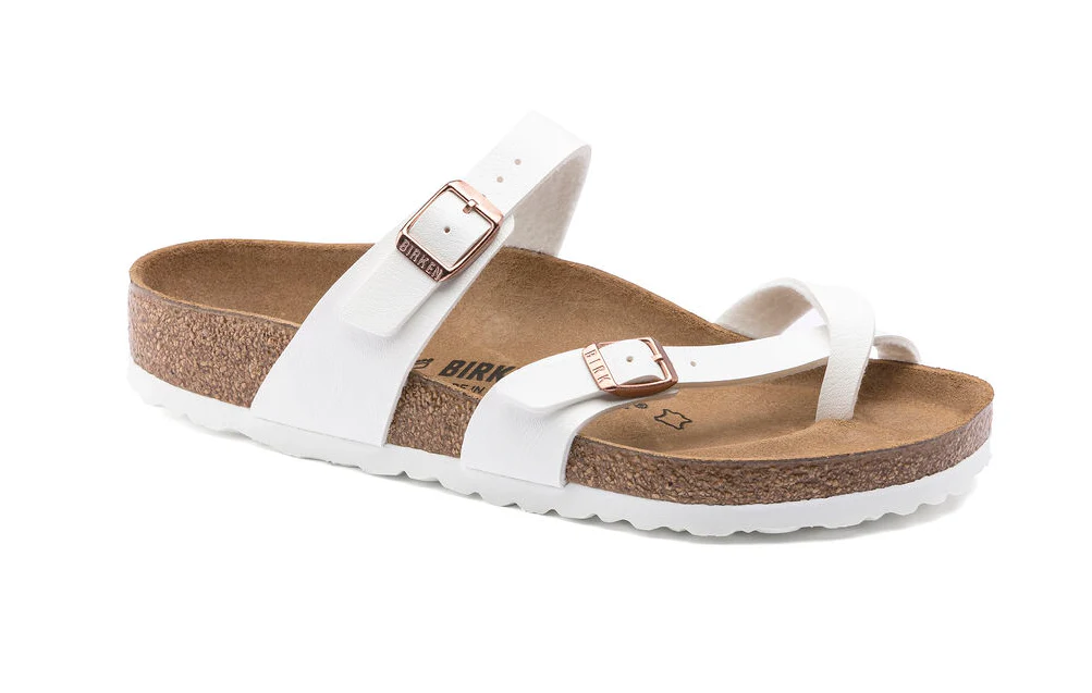 WOMEN'S BIRKENSTOCK MAYARI BIRKO-FLOR | WHITE - Image 3
