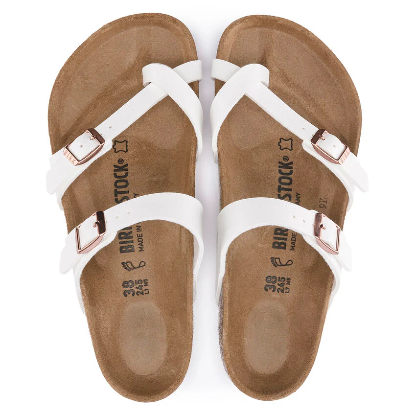 WOMEN'S BIRKENSTOCK MAYARI BIRKO-FLOR | WHITE - Image 4