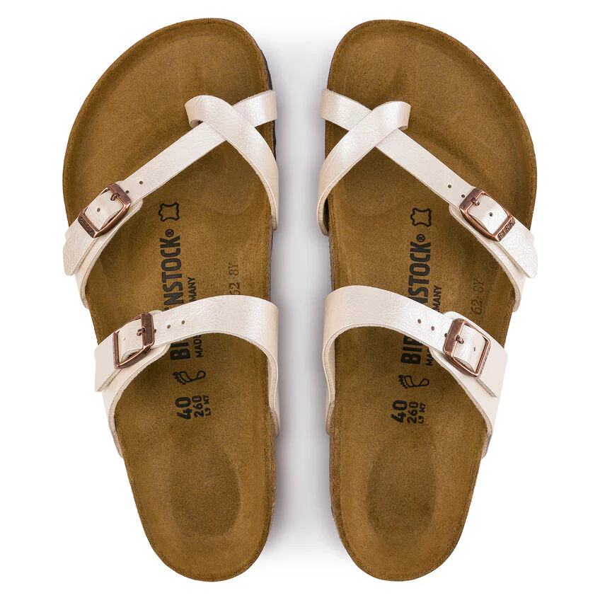 WOMEN'S BIRKENSTOCK MAYARI BIRKO-FLOR | GRACEFUL PEARL WHITE - Image 5