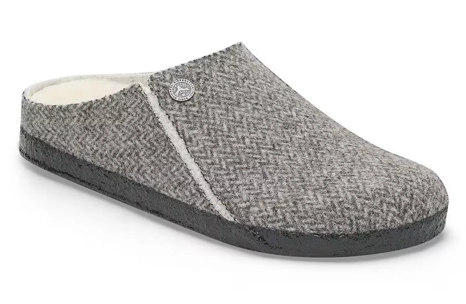 UNISEX BIRKENSTOCK ZERMATT RIVET SHEARLING | HERRINGBONE GRAY - Image 3