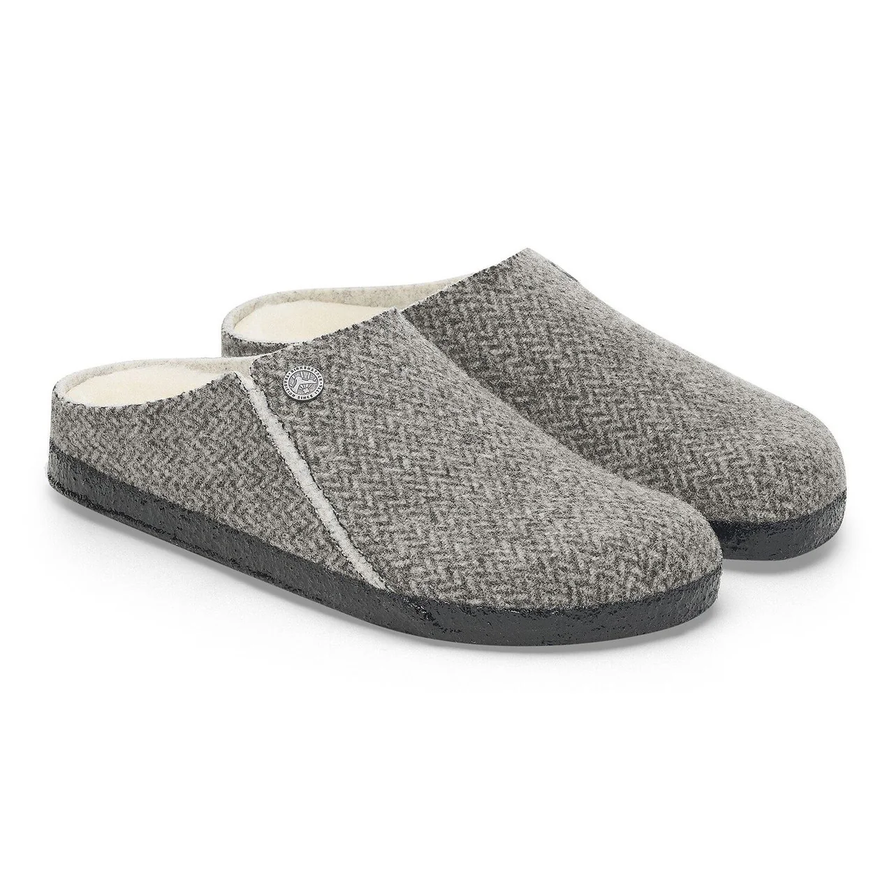 UNISEX BIRKENSTOCK ZERMATT RIVET SHEARLING | HERRINGBONE GRAY - Image 6