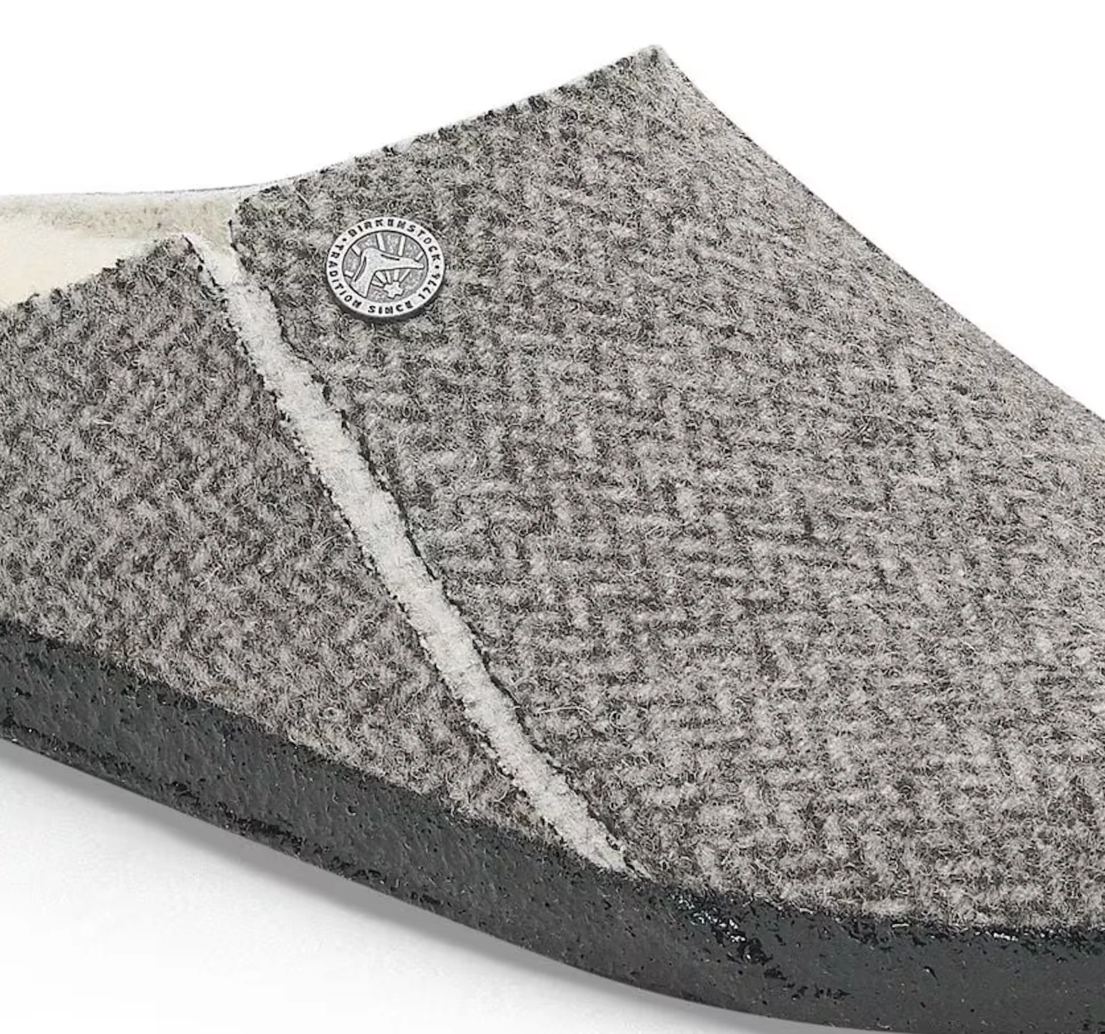 UNISEX BIRKENSTOCK ZERMATT RIVET SHEARLING | HERRINGBONE GRAY - Image 7