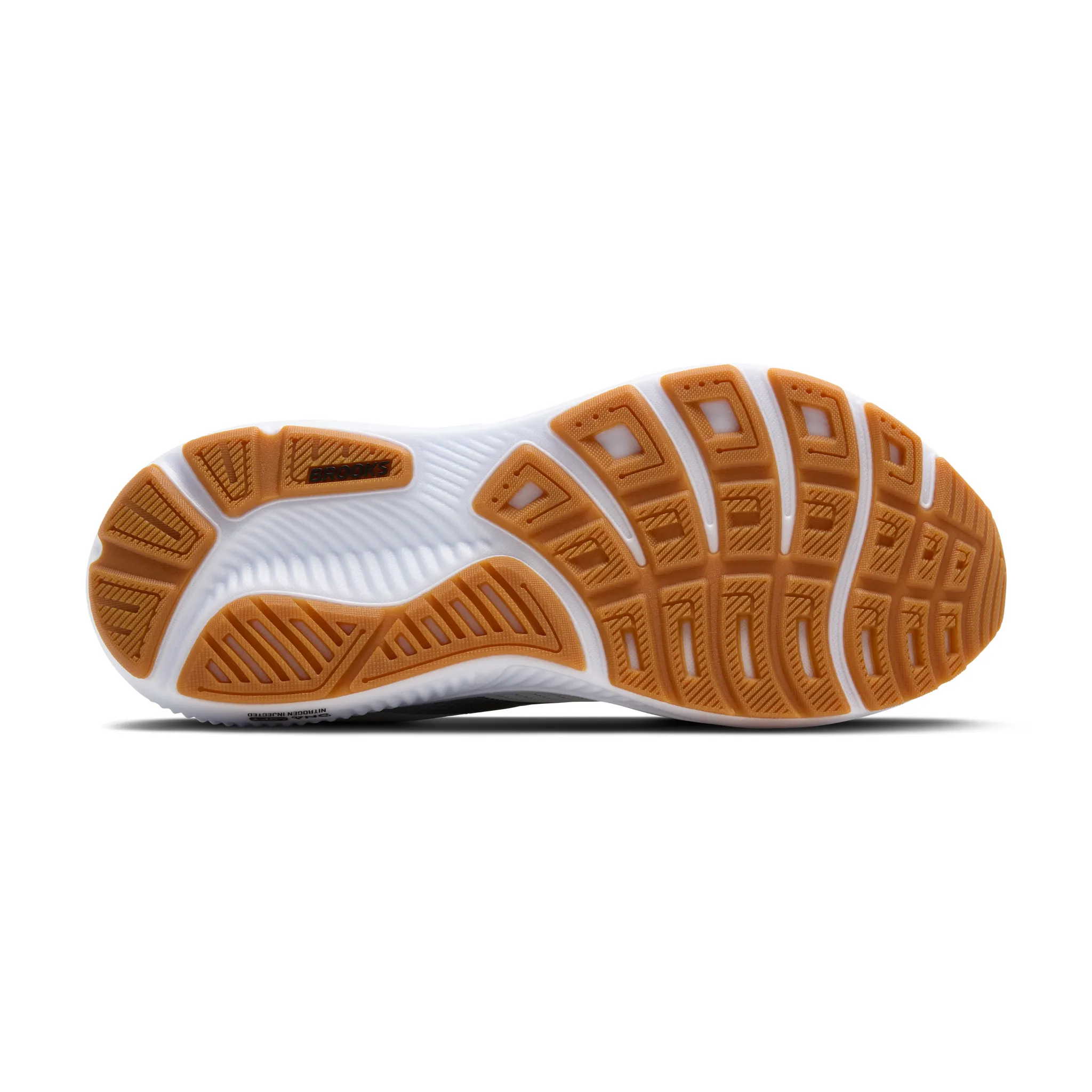 MEN'S BROOKS GHOST 17 | WHITE / BLACK / TEA - Image 6