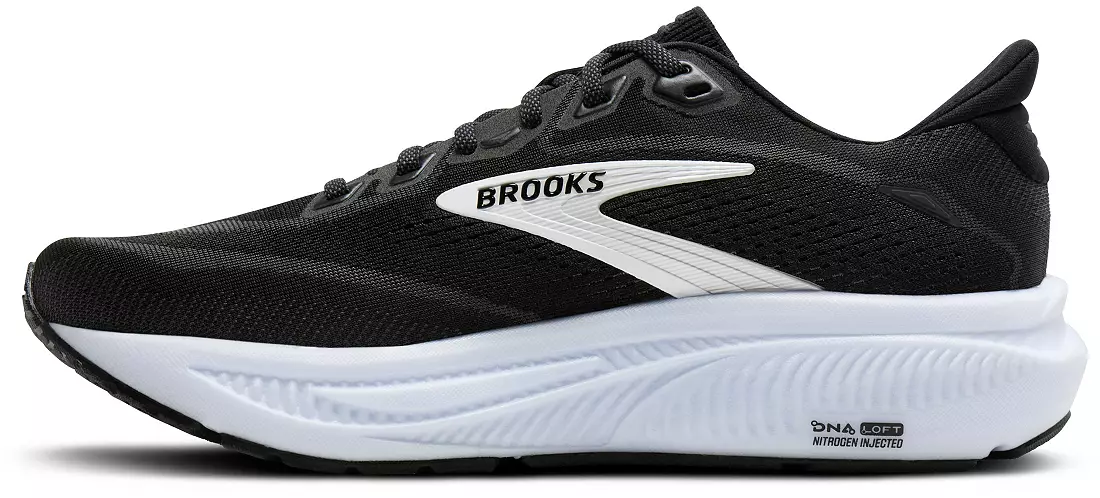 MEN'S BROOKS GHOST 18 | BLACK / GREY / WHITE - Image 2