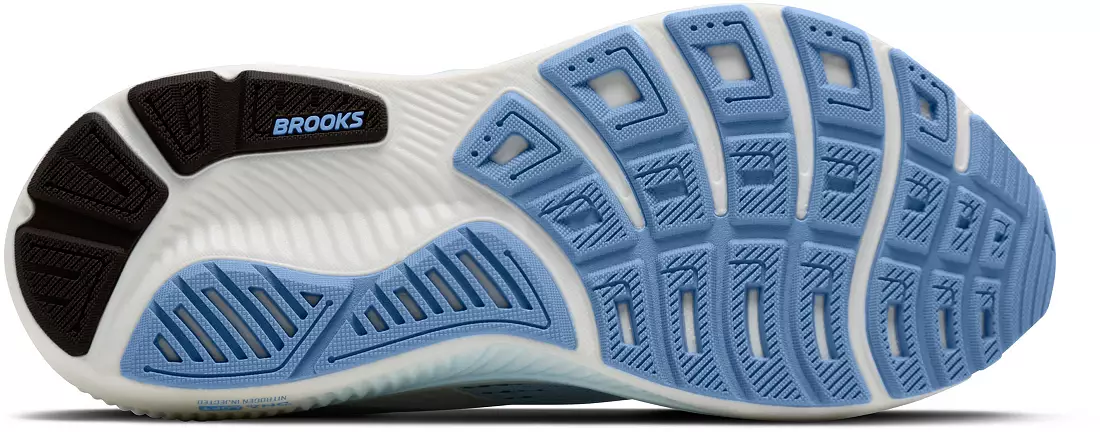 MEN'S BROOKS GHOST 18 | WHITE / BLACK / OPEN AIR - Image 6