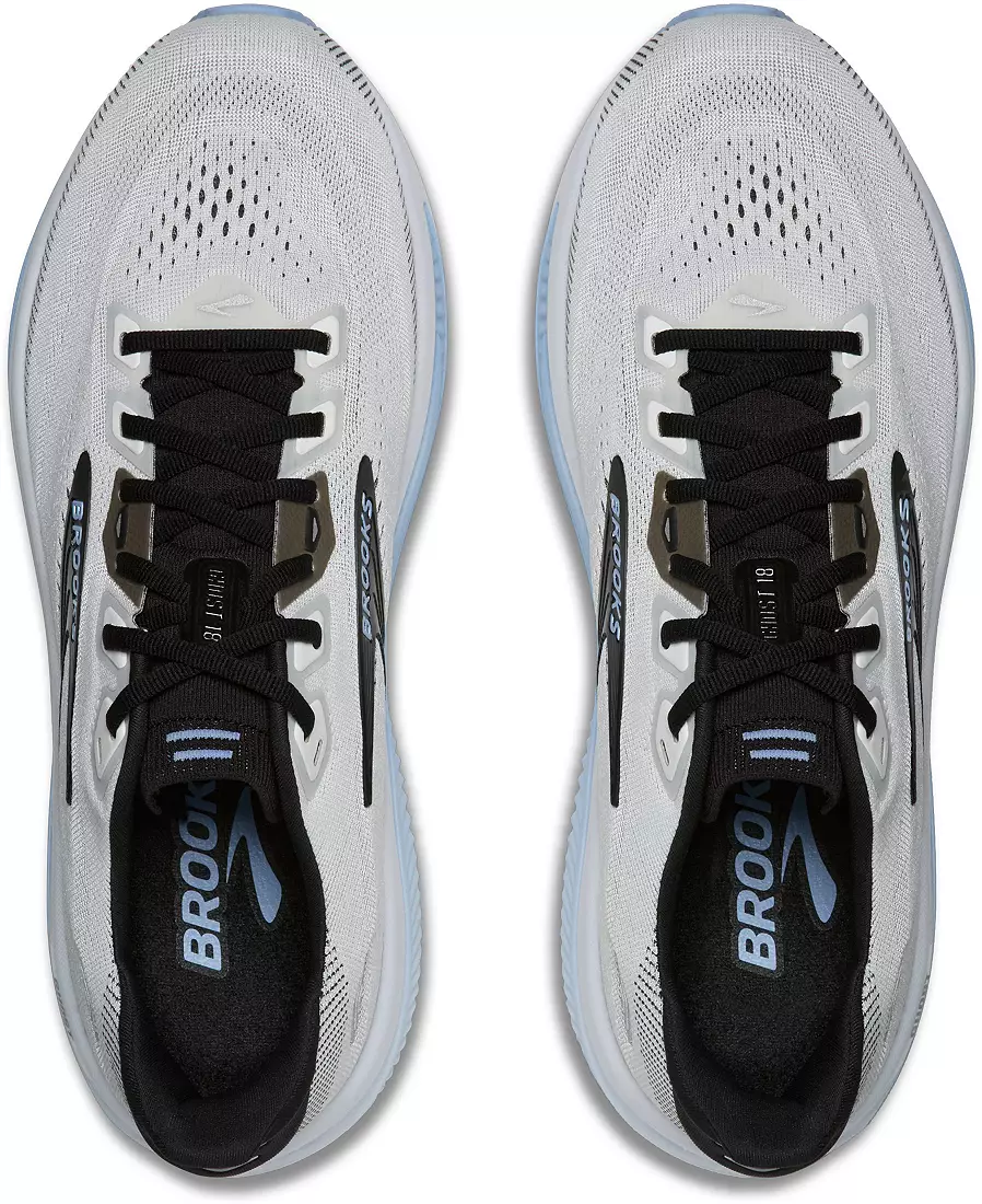 MEN'S BROOKS GHOST 18 | WHITE / BLACK / OPEN AIR - Image 7