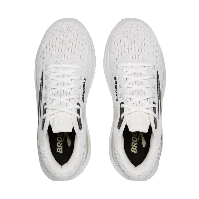 MEN'S BROOKS GHOST MAX 3 | BRIGHT WHITE / TEA BLACK - Image 6