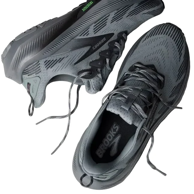 MEN'S BROOKS GHOST TRAIL | GRAY / GRAY / BLACKENED PEARL - Image 7
