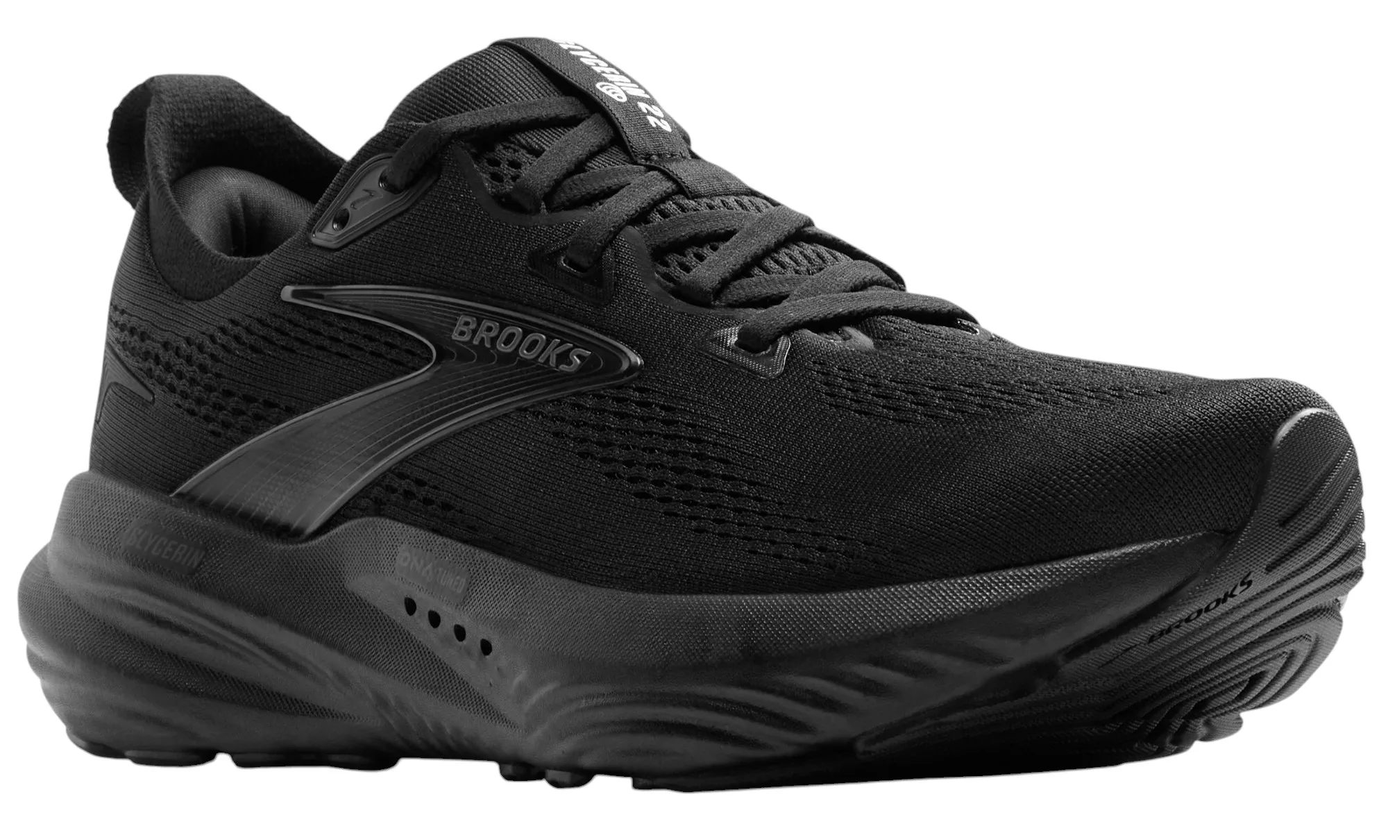 MEN'S BROOKS GLYCERIN 22 | BLACK / BLACK / EBONY - Image 3