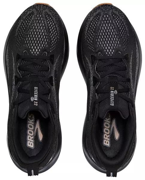 MEN'S BROOKS GLYCERIN 22 | BLACK / PRIMER GRAY / BISCUIT - Image 4
