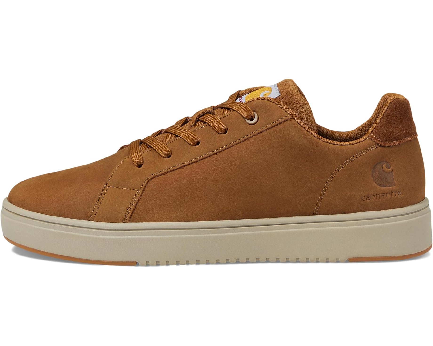 MEN'S CARHARTT DETROIT LEATHER SNEAKER | BROWN NUBUCK - Image 3