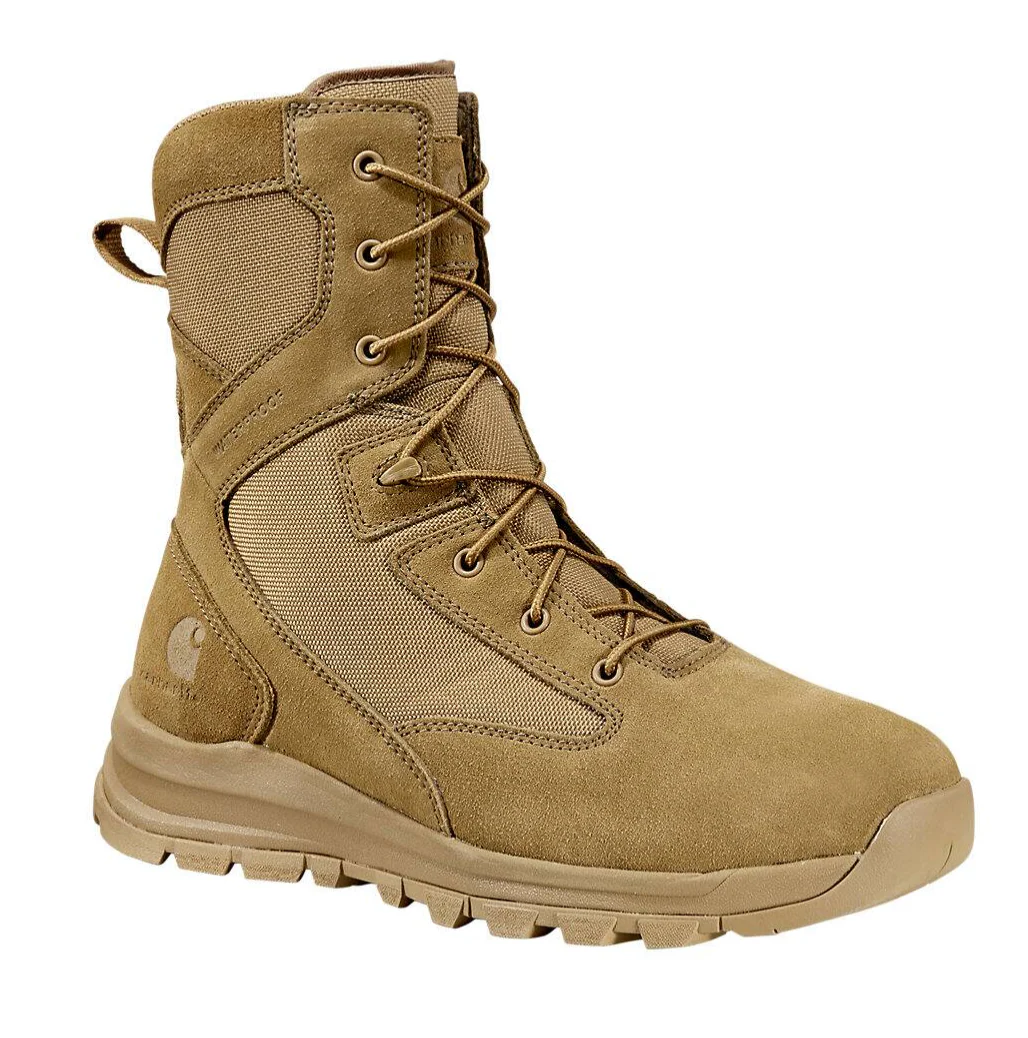 MEN'S CARHARTT GILMORE WATERPROOF 8-INCH SIDE ZIP BOOT | KLONDIKE KHAKI - Image 3