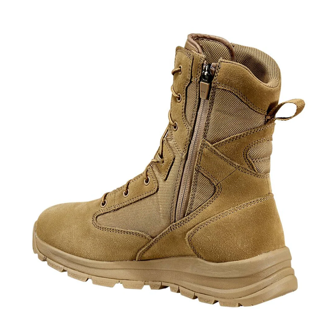 MEN'S CARHARTT GILMORE WATERPROOF 8-INCH SIDE ZIP BOOT | KLONDIKE KHAKI - Image 4