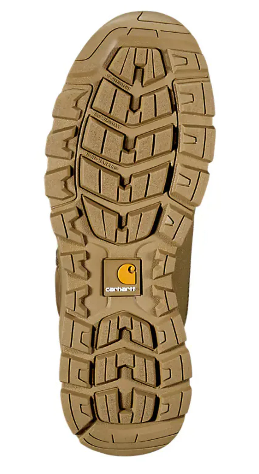 MEN'S CARHARTT GILMORE WATERPROOF 8-INCH SIDE ZIP BOOT | KLONDIKE KHAKI - Image 7