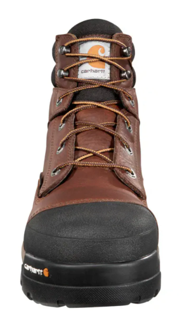 MEN'S CARHARTT GROUND FORCE WATERPROOF 6-INCH COMPOSITE TOE WORK  | PEANUT OIL TAN LEATHER - Image 6