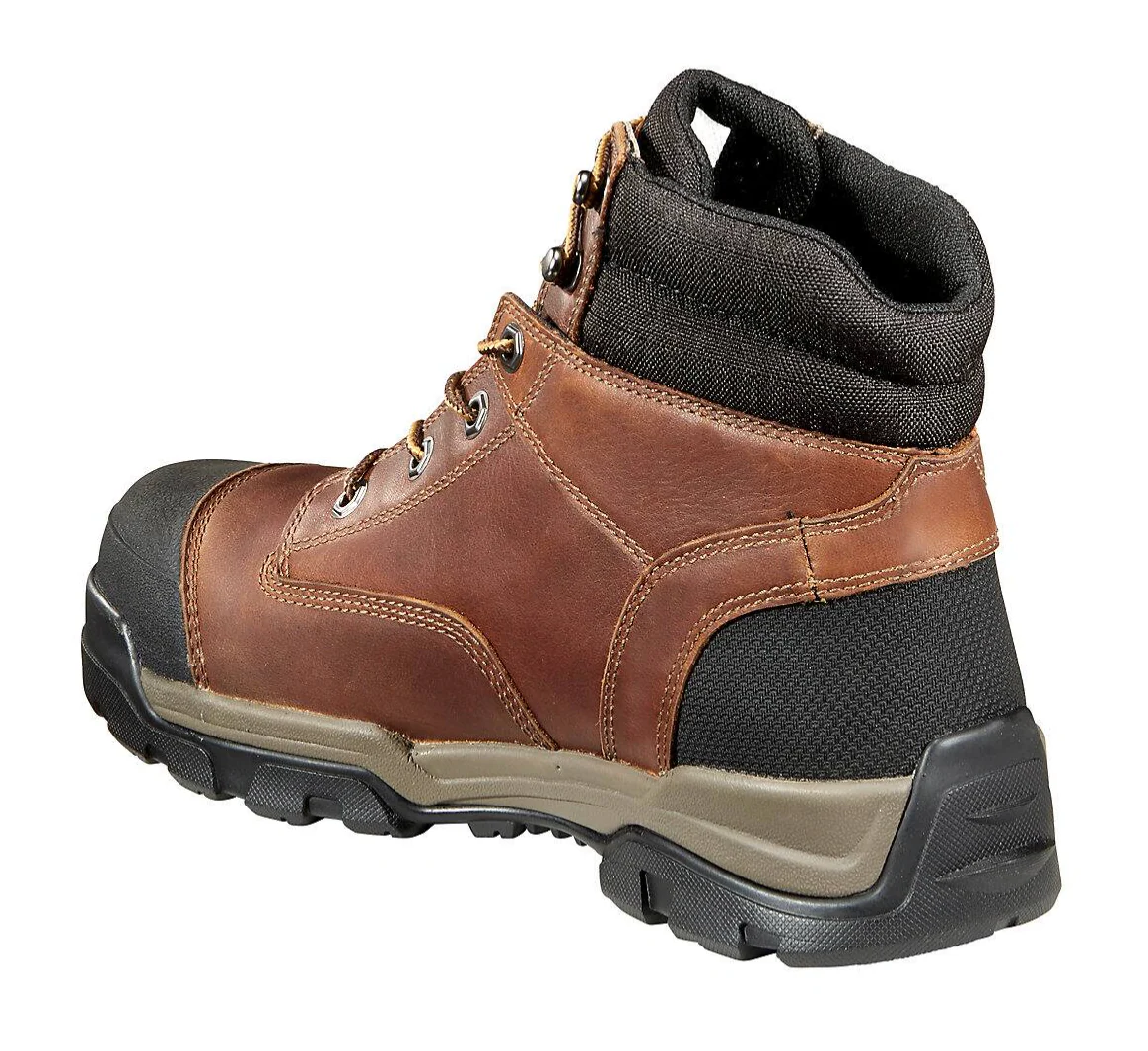 MEN'S CARHARTT GROUND FORCE WATERPROOF 6-INCH COMPOSITE TOE WORK  | PEANUT OIL TAN LEATHER - Image 7