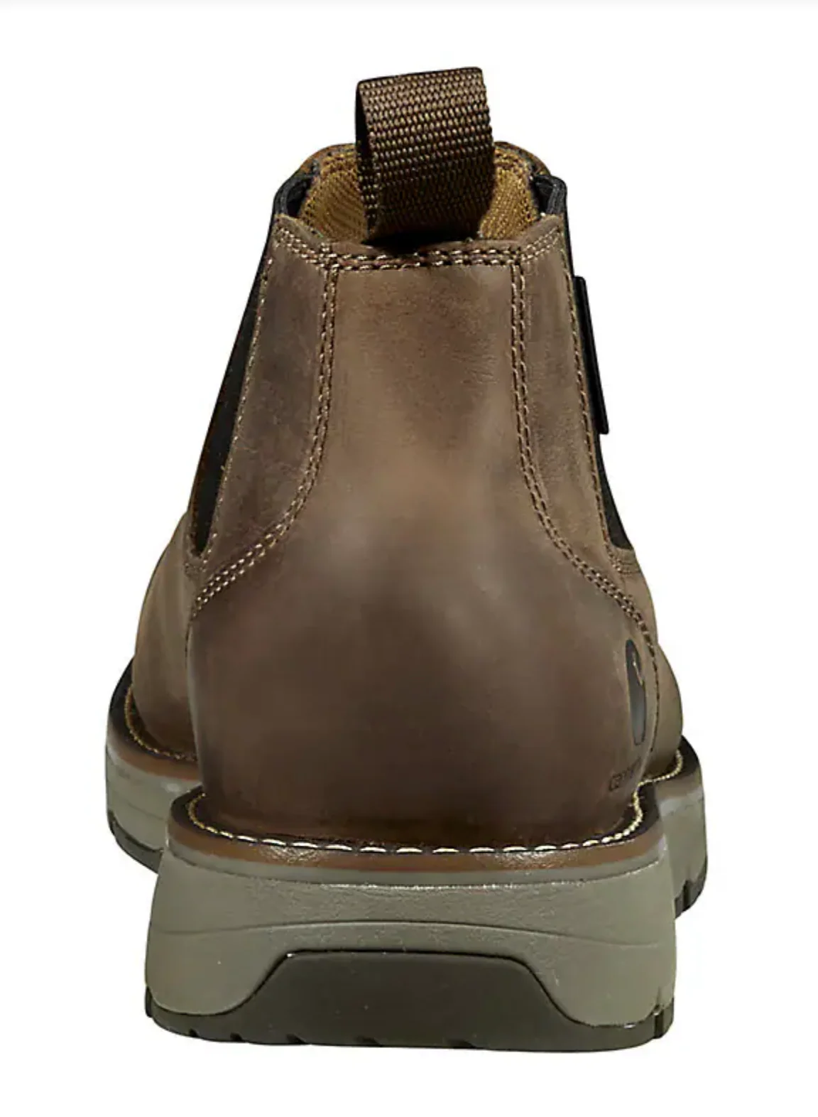 MEN'S CARHARTT MILLBROOK WATER RESISTANT 4-INCH SOFT TOE ROMEO WEDGE | DARK BROWN - Image 6