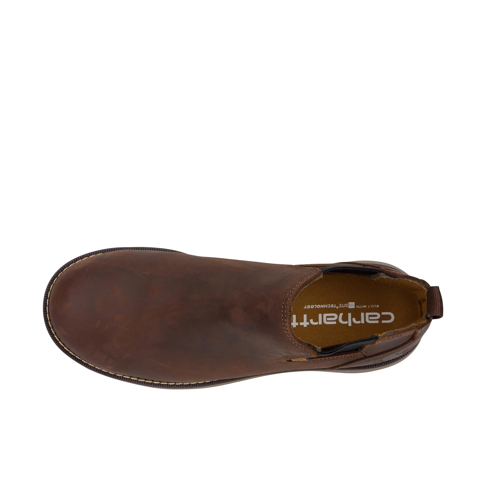 MEN'S CARHARTT MILLBROOK WATER RESISTANT 4-INCH SOFT TOE ROMEO WEDGE | DARK BROWN - Image 7