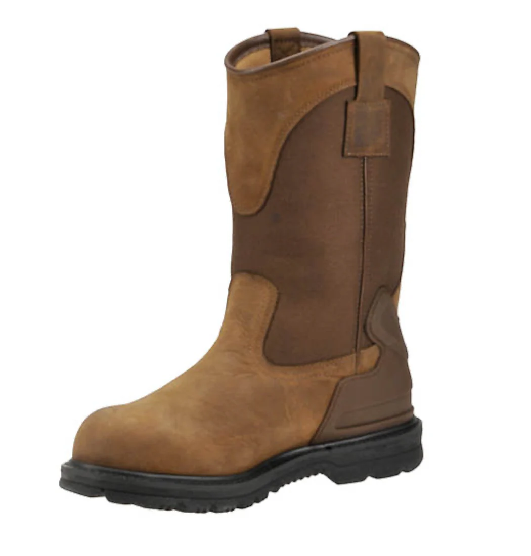 MEN'S CARHARTT WATERPROOF 11' STEEL TOE WELLINGTON | HORSE BROWN OILED TANNED - Image 3
