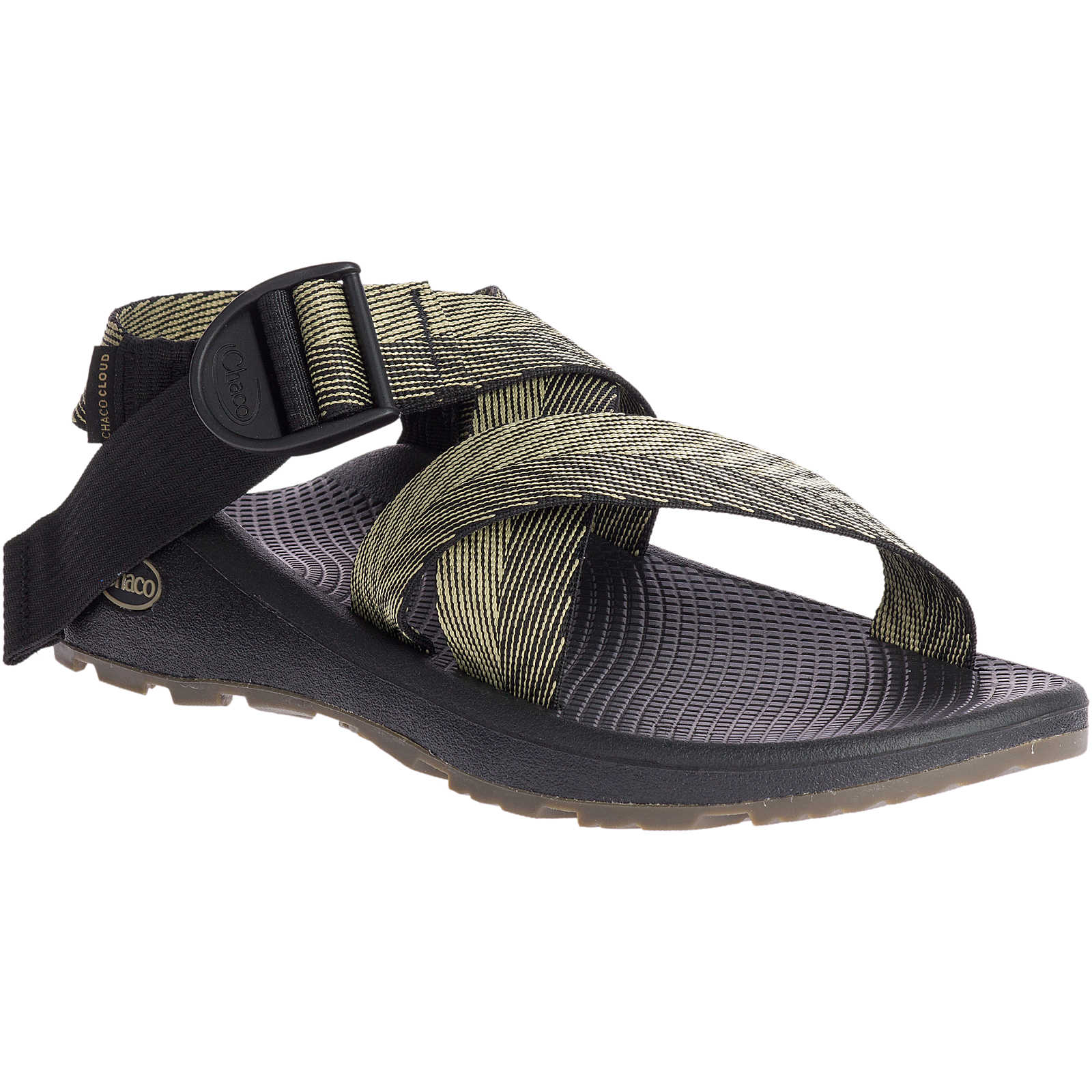 MEN'S CHACO MEGA Z / CLOUD WIDE-STRAP CUSHIONED SANDAL | ODDS BLACK - Image 2