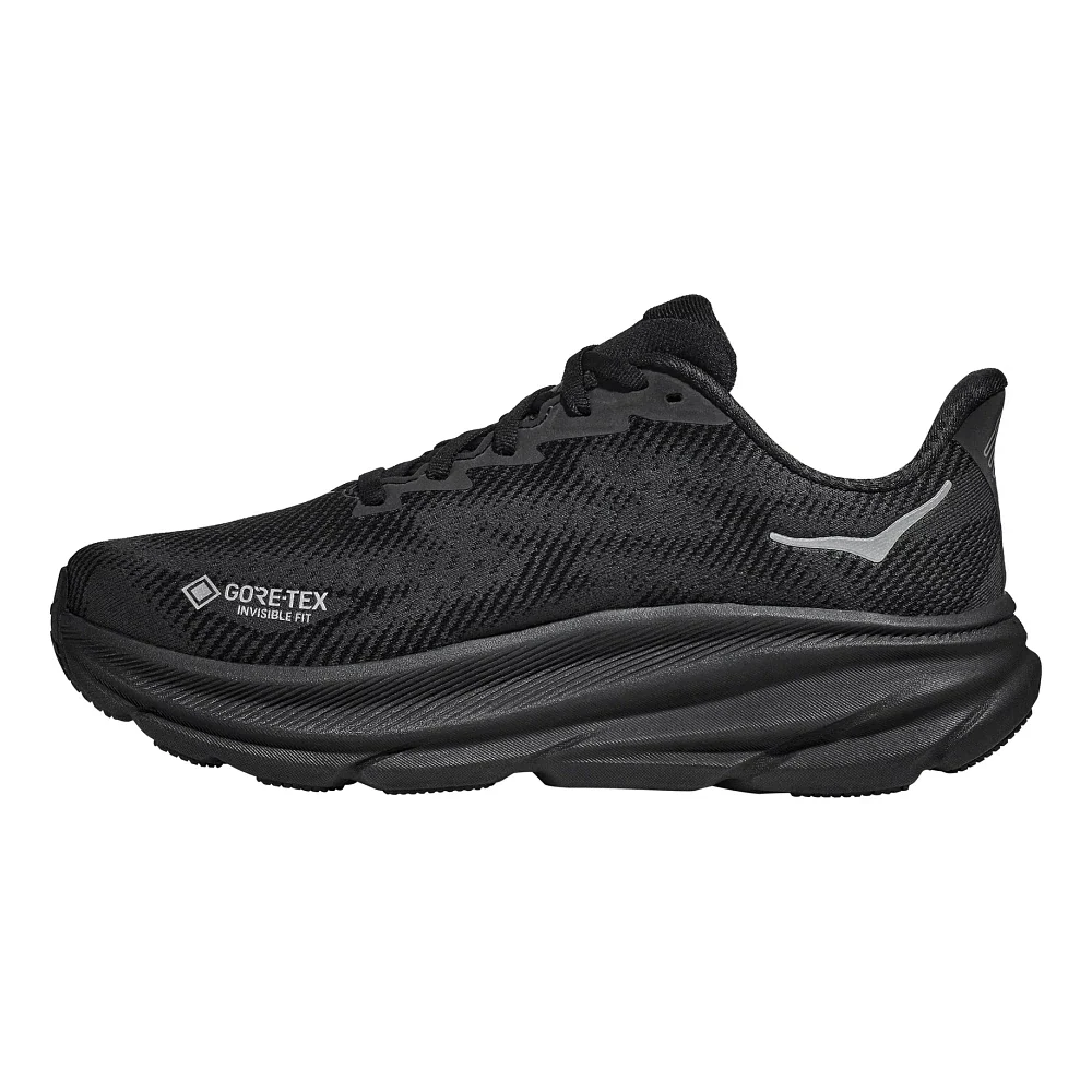 MEN'S HOKA CLIFTON 9 GTX | BLACK / BLACK - Image 2