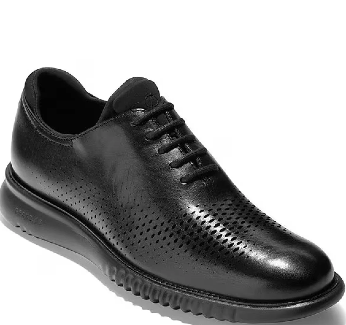 MEN'S COLE HAAN 2 ZERØGRAND LASER WING OXFORDS | BLACK - Image 3