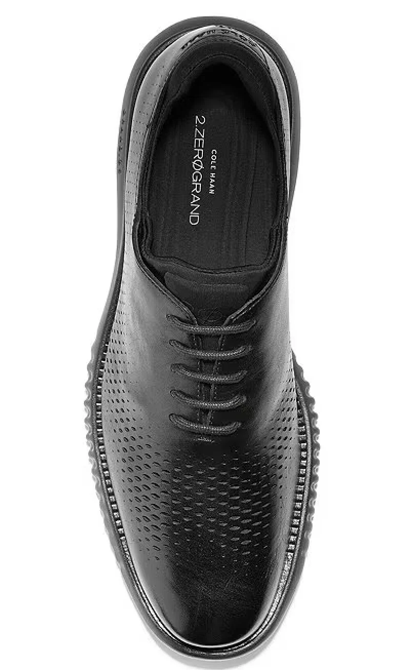 MEN'S COLE HAAN 2 ZERØGRAND LASER WING OXFORDS | BLACK - Image 4