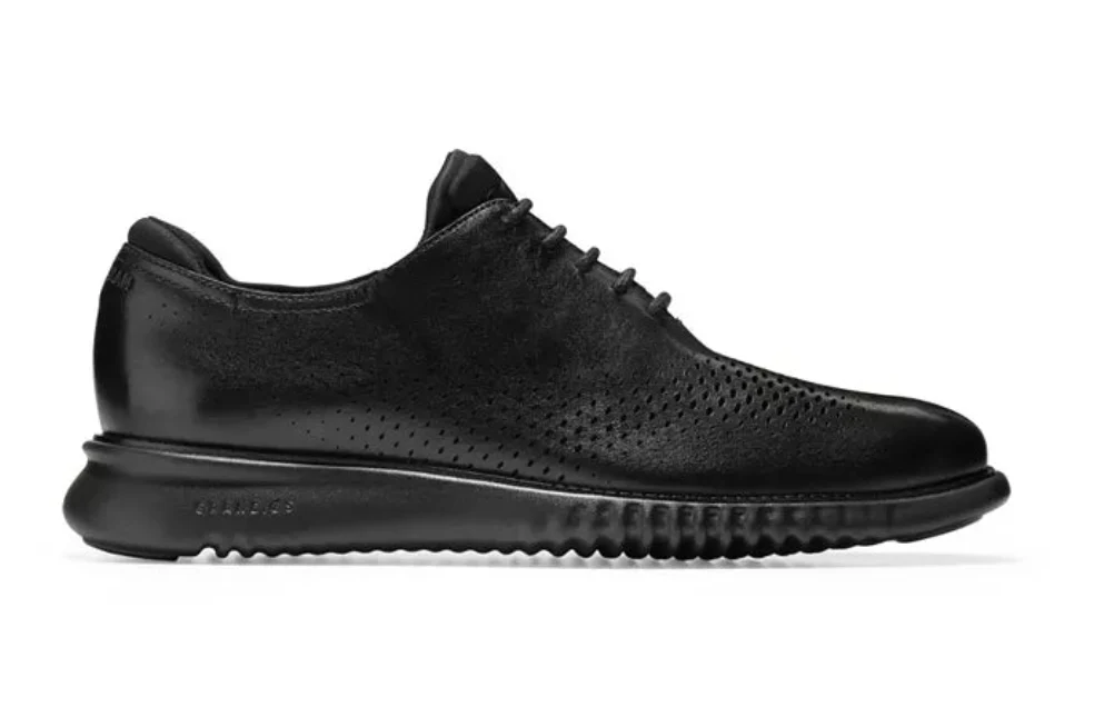 MEN'S COLE HAAN 2 ZERØGRAND LASER WING OXFORDS | BLACK - Image 5